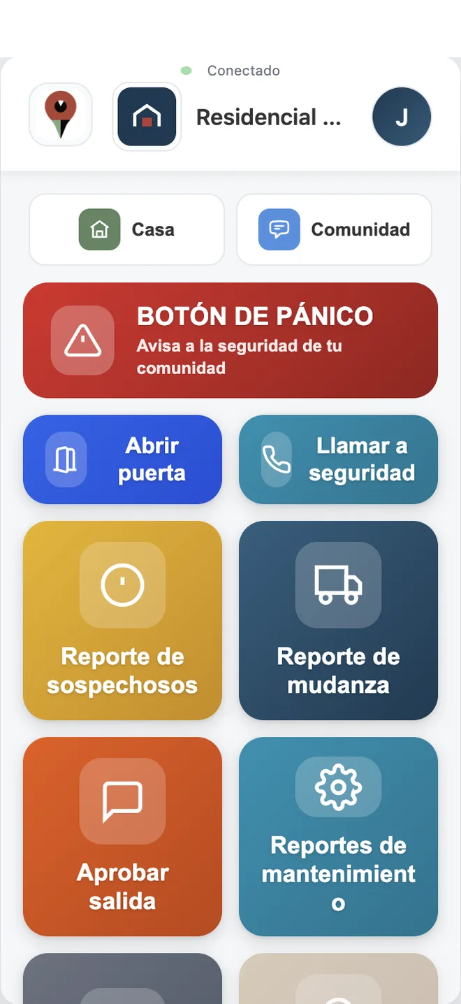 Inicio de un residente en comunidad