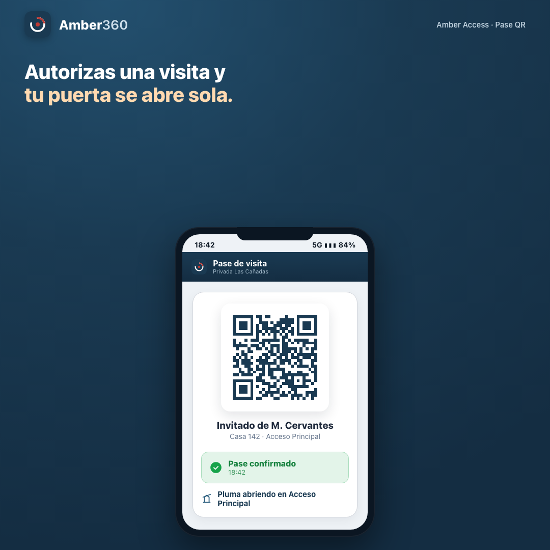 Puerta que se abre sola al autorizar