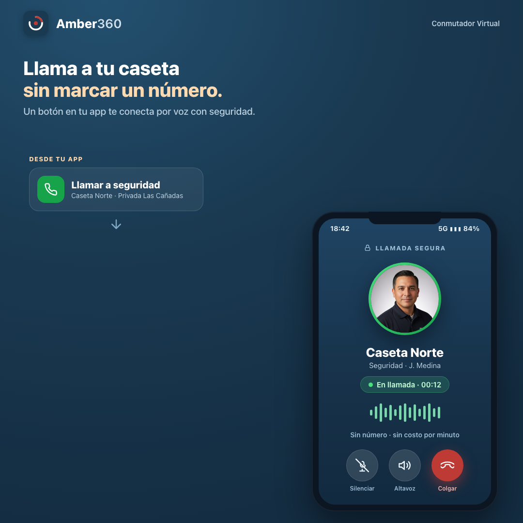 Llamar a seguridad desde la app